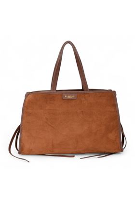 Borsa in camoscio colore mattone. MY BEST BAG | 1027-BRUCIATO